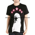 Custom Wholesale Cotton Fashion Design Screen Printed Summer Man T Shirt